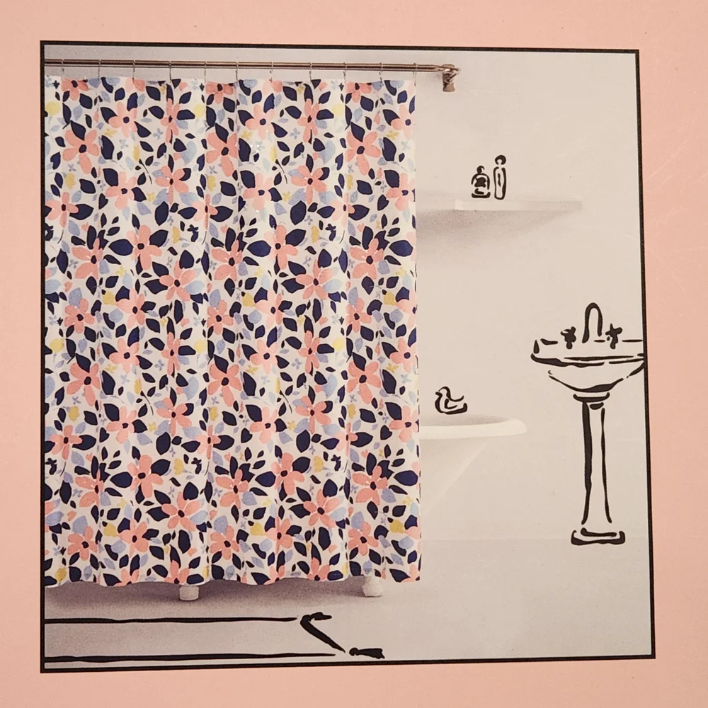 kate spade Multicolor Floral Shower Curtain